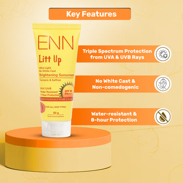 ENN Litt Up SPF 50  PA+++ Sunscreen