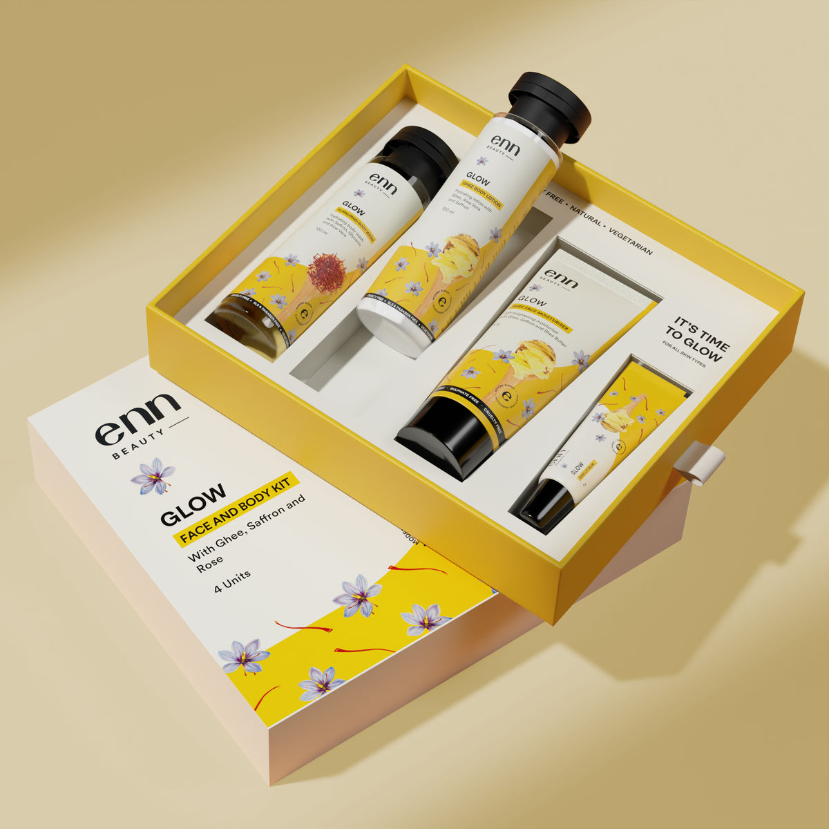 ENN Glow Ghee Face and Body care Gift Set – Enn Beauty