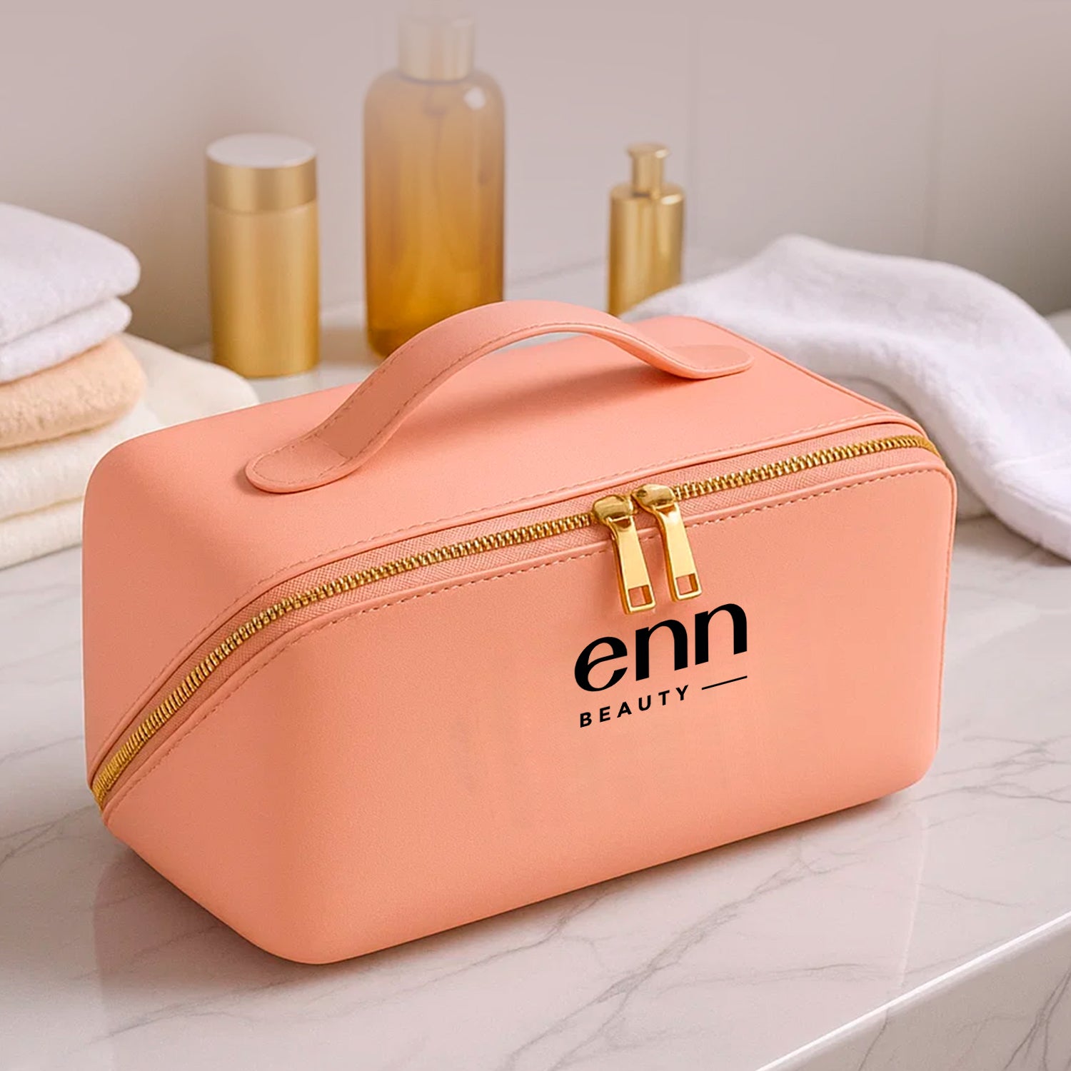 free travel makeup bag ENN Travel Tote with Free Lipstick
